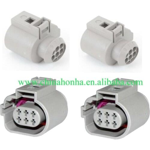 5/10pcs 1.5mm 6pin auto plastic housing electric plug 1J0 973 713 G wiring harness cable connector 1J0973713G