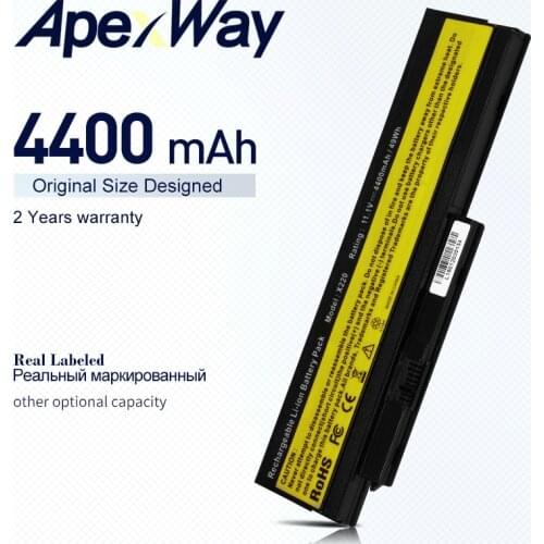 ApexWay 4400mAh battery for Lenovo ThinkPad X220 X220i X220s 42T4901 42T4902 42Y4940 42Y4868 42T4873 42Y4874 42T4863 42Y4864