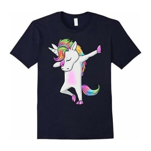Unicorn Toddler Kids Baby Boys Girls Clothes Cartoon Cotton Short Sleeve Tees Tops T-shirt Clothes 1-6T