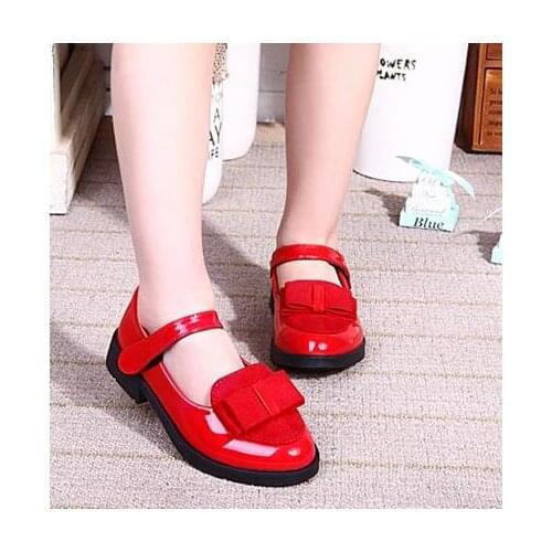 Children Shoes Girls Shoes Princess Girls Fashion Leather Sneaker Lovely Flower Kids Soft Sole Leather Flats