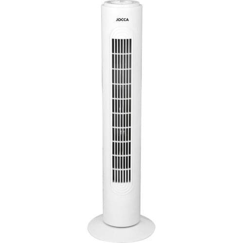 Electric Home JOCCA tower fan with 73 CM height, swing system, 3 speeds and 45W power