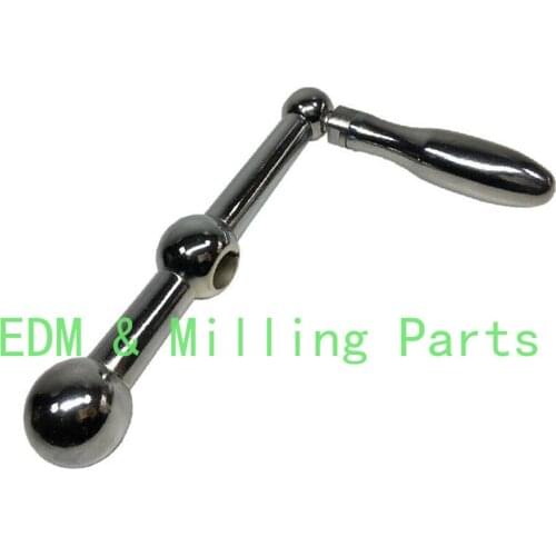CNC Three Ball Milling Machine Crank Chrome Steel Mill Handle D26 For Bridgeport Mill Part