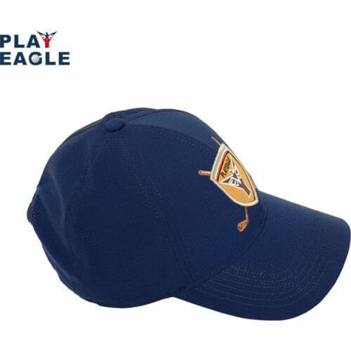 Fashional PLAYEAGLE Golf Rhythm Life Series with Badges Sport Cap Unisex Sports Sunmmer Cap Golf Accessories Causal