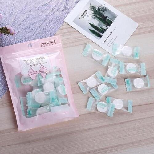 15 /30/ 50/100 Pieces Of Pure Cotton Non-woven Fabric Skin Care Mask Candy Moisturizing Tool Type Paper Compressed Mask E2N4