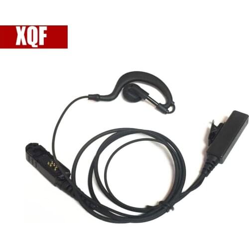 XQF Earhook headset headphone big PTT for motorola DEP550 DEP570DP2000XIR P6600XIR P6608XIR E8600XPR 3300 walkie talkie