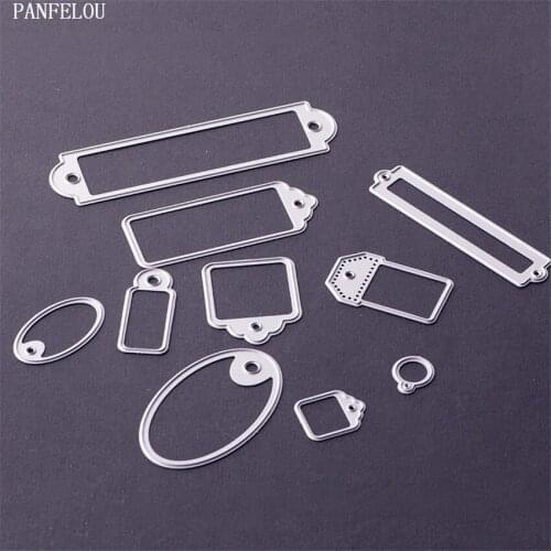 PANFELOU Easter Square space suit shape Scrapbooking card album paper die metal craft stencils punch cuts dies cutting
