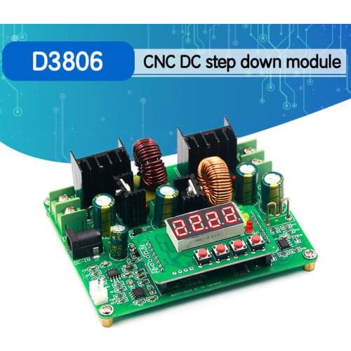 D3806 CNC DC Constant Current Power Supply Step Down Module Voltage Ammeter 38V6A