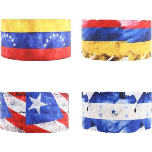 Q&N ribbon 16mm 22mm 25mm 38mm 50mm 75mm happy flag 50yard Ribbons gift box with logo DIY accessories /FOE free shipping