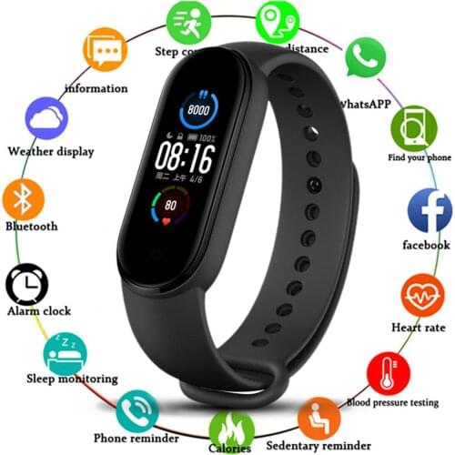 Smart Band M5 2020 Smart Bracelet IP67 Waterproof Smarthwatch Blood Pressure Fitness Tracker Smartband Fitness Band Wristbands