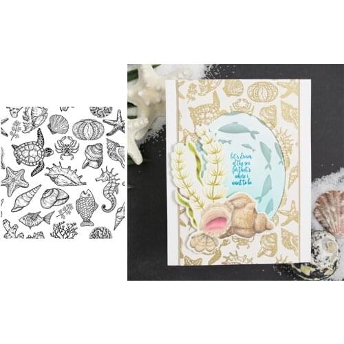 Viewof the Sea Clear Stamps For DIY Scrapbooking Paper Cards Transparent Stempels Silicone Seal New 2020 Stamp