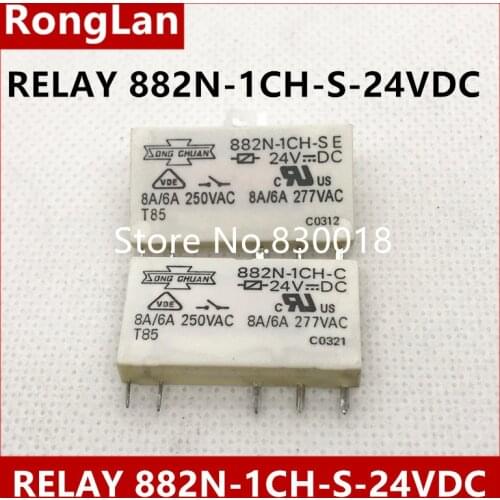 [ZOB] The original 882N-1CH-S 24VDC 6A250V instead of relay Songchuan Acer HF41F, 2961105 --30pcs/lot