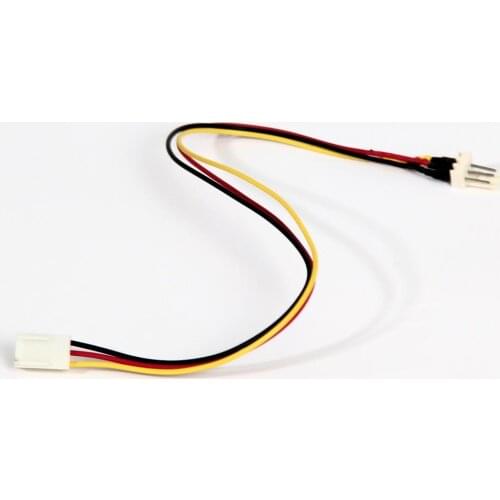 10Pcs/Lot PC Fan Power Extension Cable 12V 3-Pin Male to 3-pin Female Fan Power Extension Lengthen Cable for Cooling Fan