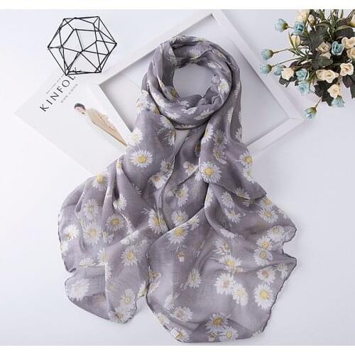 2021 Spring Winter Women Scarf Designer Floral Shawl and Wrap Femme Soft Viscose Scarves Plus Size 180cm SFC080