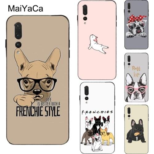 MaiYaCa French Bulldog Art Case For Huawei Honor 10i 7A Pro 7C 8A 8C 8S 8X 9X 9 10 Lite 20 Pro Nova 5T Y6 Y9 Y7 2019