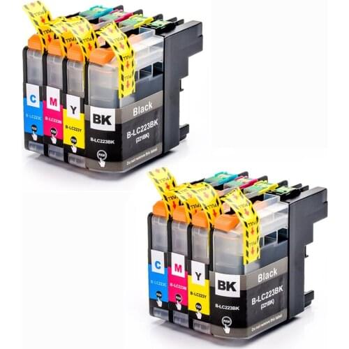 8PK LC223XL compatible Ink Cartridge for Brother J4120DW J5320DW J4625DW J4420DW J5625DW J480DW J562DW Printer