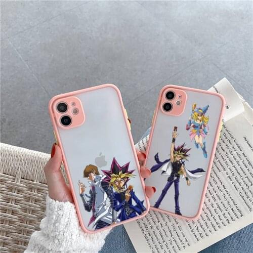 Duel Monsters Yugi Muto ATEM Phone Case Matte Transparent for iPhone 7 8 11 12 s mini pro X XS XR MAX Plus cover funda