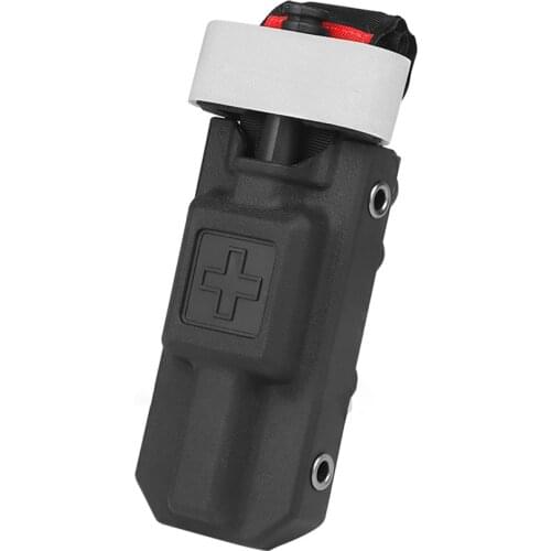 Emergency Outdoor Tourniquet First Aid Tactical Hemorrhage Control, Single-Handed Operation of Hemostatic Bandage with Case