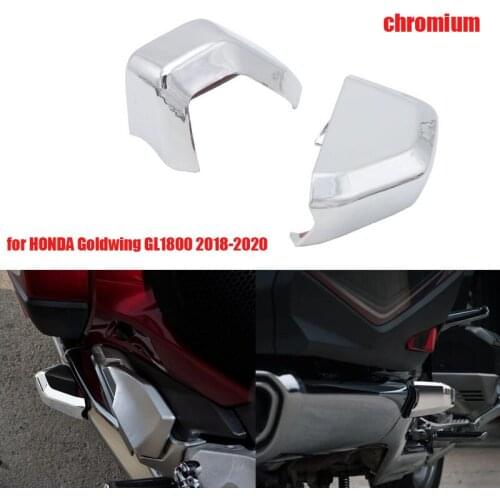 Chrome Motorcycle Saddlebag Guard Covers for HONDA Goldwing GL1800 2018+ up
