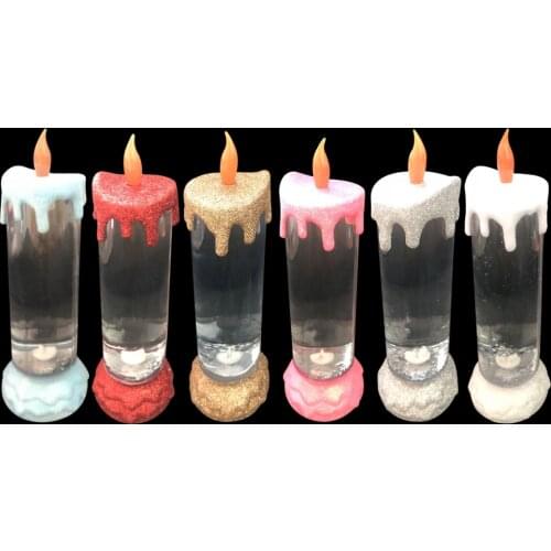 Creative Rotating Candle LED Night light Candle Lamps for Wedding Christmas Decoration Bedroom 2