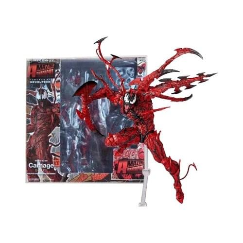 Marvel Red Venom Carnage in Movie The Amazing SpiderMan BJD Joints Movable Action Figure Model Toys