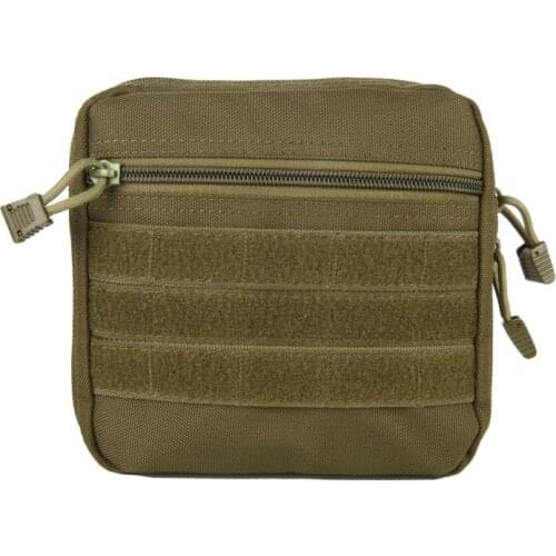 Multifunctional 1000D Outdoor Military Tactical Waist Bag Camping EDC Molle Tool Zipper Waist Pack Accessory Durable Belt Pouch