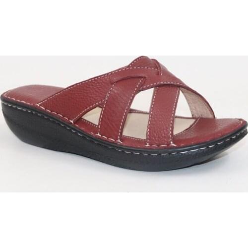 New handmade shoes and Leather Cross leisure super comfortable ladies cool slippers