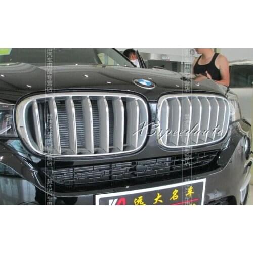New Car Styling Stickers Chromed Grill Grille Trim Cover For BMW X5 2014-2018