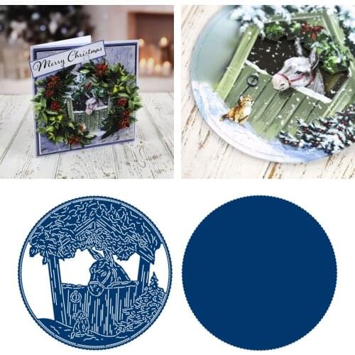 New Christmas Companion Metal Cutting Dies for DIY Scrapbooking Crafts Dies Cut Stencils Maker Photo Album Template Albums Dec