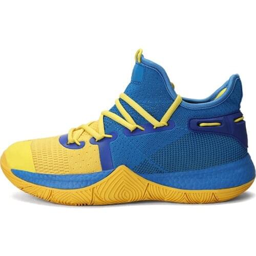 High-top Big Size Basketball Shoes Men Outdoor Sneakers Men Wear Resistant Cushioning Shoes Breathable Sport Shoes Unisex 35-46