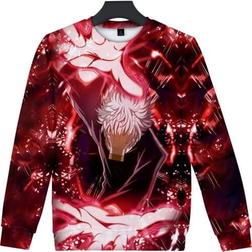 My Hero Academia Shigaraki Tomura 3D printing autumn and winter Holiday passionate style Men/Women Punk style clothes Round