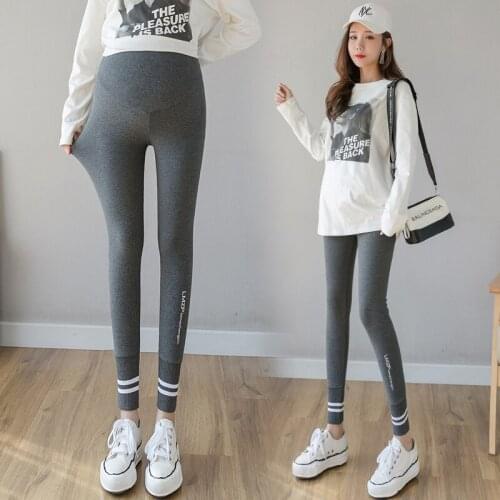 Pure Cotton 2020 Photo Shoot Pregnant Women Pants Spring Leggings for Pregnant Woman Maternity Pants Skinny Outer Wear Trousers