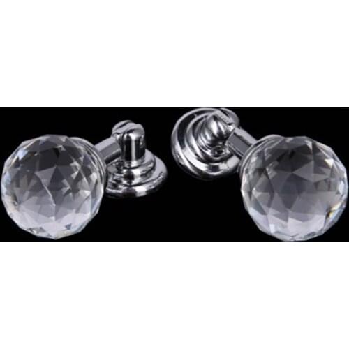 Modern fashion drop Pendant Transparent glass crystal drawer shoe cabinet wine cabinet tv cabinet cupboard knob pull handle