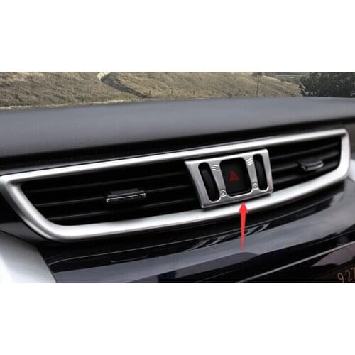 Rear Air Vent Outlet Cover Trim 1pcs for Nissan Qashqai 2015 2016 2017