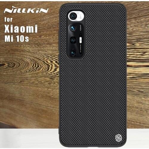 Nillkin Textured Case for Xiaomi Mi 10S case back cover protective nylon fiber TPU PC 360 cases for Xiaomi Mi 10S 10 Ultra