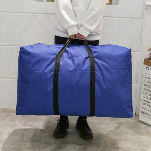 Unisex Large Capacity Travel Handbags Waterproof Oxford Luggage Bags Folding Moving Bags Clothing Storage Bags XA326F