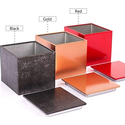 Universal Portable Right Angle Cans 20g Tinplate Cans Metal Sealed Tea Cans Tea Packaging Box