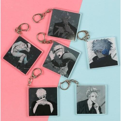 Jujutsu kaisen Gojo Satoru Itadori Yuji Fushiguro Anime Acrylic Pendant Keychain Figure Collection Model Toy Gifts Cosplay
