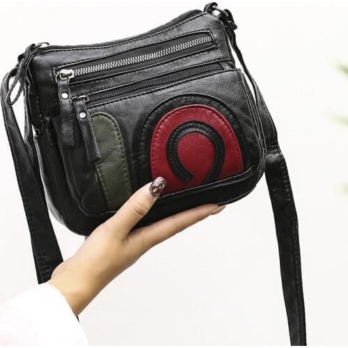 Womens bag small Bag Messenger Bag Single Shoulder Bag Mini Bag soft PU leather Female bag ladies hand bags designer bag