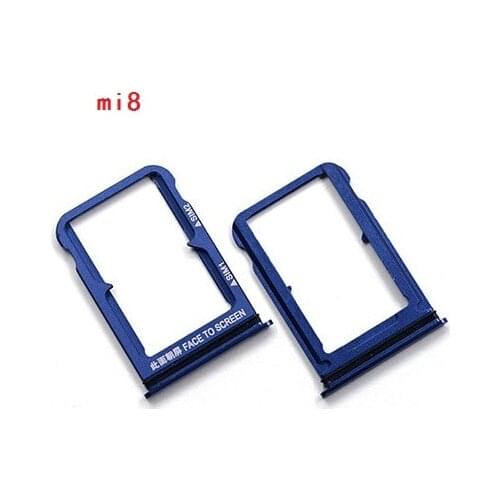 10pcs Micro SIM Card Tray Slot Holder Double Card Slot For Xiaomi 8 Mi8 mi 8 Replacement Parts
