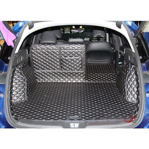 2020 3D Leather Car Trunk Mat Cargo Liner for Infiniti Qx50 2018 2019 2020 Rug Carpet Interior Accessories Sticker