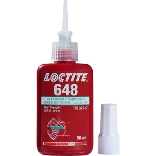 50ml Loctite 648 Cylindrical Parts Holding Glue High Strength High Temperature Bearing Fastening Glue Locking Agent