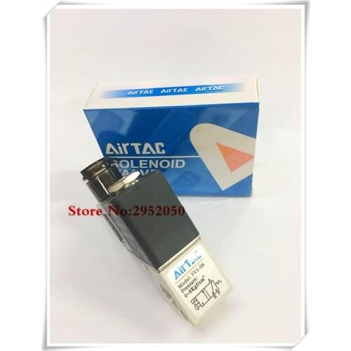 Airtac 2/3 Way 3 Port 1/8 Inch BSP 1/8" Electric Electromagnetic Air Control Solenoid Valve 3V1-06 12v 24v dc ac 110v 220v