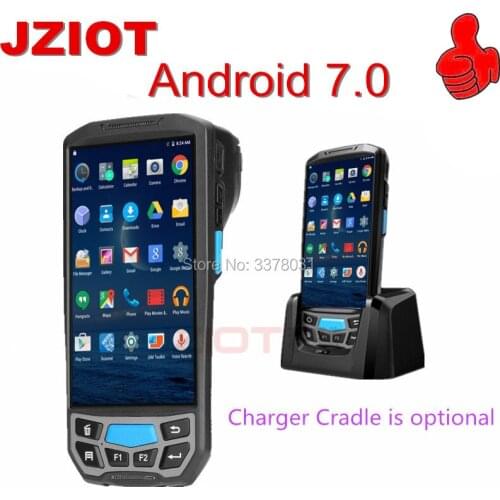 Android 7.0 4G LTE wifi nfc GPS 1D/2D barcode scanner android 5 inch handheld terminal pda