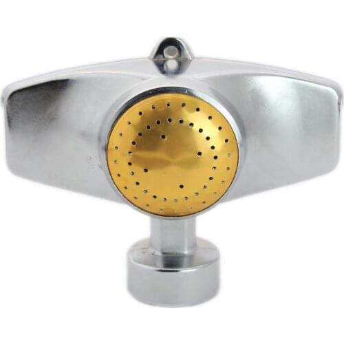 Automatic 360° Garden Irrigation Sprinkler Head Garden Water Hose Sprinkler Metal Circle Pattern Lawn Planting Sprayer Sprinkler