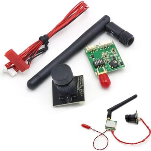 5.8G 200mW 32Channel Mini Wireless AV Transmitter Module with 700 TVL CCD NTSC / PAL FPV Camera Kit for Rc Drone Rc Toys
