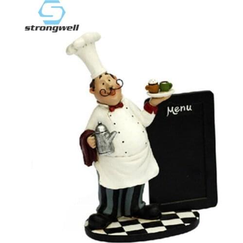 Strongwell Chef Message Board Resin Crafts Decoration Western Restaurant Kitchen Pastry Shop Home Decoration Accessories