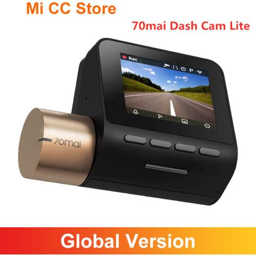 Global Version 70mai Dash Cam Lite GPS Modules 24H Cam Recorder 70mai Car DVR 1080P Speed Coordinates Parking Monitor