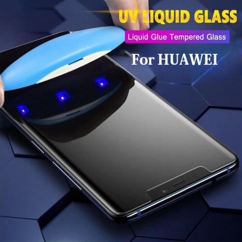 Full UV Glue 3D Curved Liquid Tempered Glass For Huawei P30 Pro Screen Protector For Huawei P30pro Glass Nano UV Film 2019
