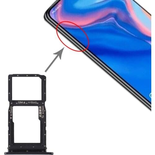 IPartsBuy SIM Card Tray + SIM Card Tray / Micro SD Card Tray for Huawei P Smart Z / Y9 Prime (2019)