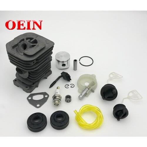 40mm Cylinder Piston Oil Seal Pump Gasket Spark Plug Kit For Husqvarna 141 142 Chainsaw Spare Parts